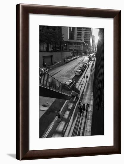 Usa,Illinois, Midwest, Cook County, Chicago,Magnificent Mile,-Christian Heeb-Framed Photographic Print