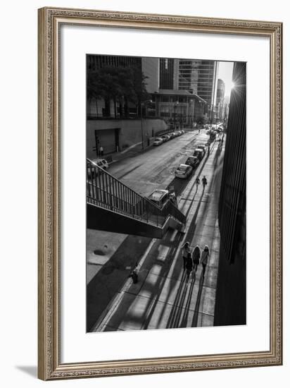 Usa,Illinois, Midwest, Cook County, Chicago,Magnificent Mile,-Christian Heeb-Framed Photographic Print
