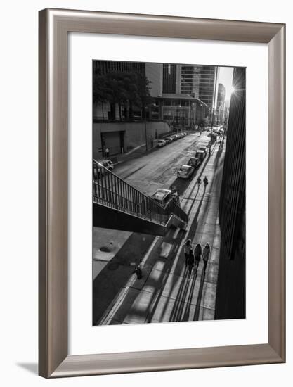 Usa,Illinois, Midwest, Cook County, Chicago,Magnificent Mile,-Christian Heeb-Framed Photographic Print