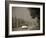 USA, Illinois, Route 66 at Godley, 1950's Car-Alan Copson-Framed Photographic Print