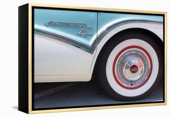 USA, Indiana, Carmel. 1955 classic Buick Roadmaster.-Wendy Kaveney-Framed Premier Image Canvas