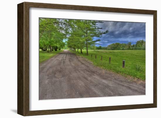 USA, Indiana. Ft. Ouiatenon Landscape-Rona Schwarz-Framed Photographic Print