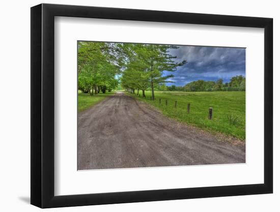 USA, Indiana. Ft. Ouiatenon Landscape-Rona Schwarz-Framed Photographic Print