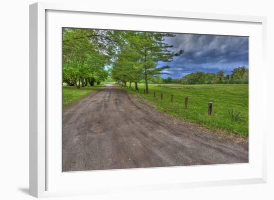 USA, Indiana. Ft. Ouiatenon Landscape-Rona Schwarz-Framed Photographic Print