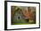 USA, Indiana. Rural Landscape, Vine Covered Barn with Red Roof-Rona Schwarz-Framed Photographic Print