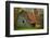 USA, Indiana. Rural Landscape, Vine Covered Barn with Red Roof-Rona Schwarz-Framed Photographic Print