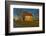 USA, Indiana, Rural Scene of Red Roofed Barn-Rona Schwarz-Framed Photographic Print