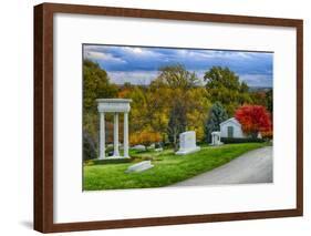 USA, Indianapolis, Indiana. Crown Hill Cemetery-Rona Schwarz-Framed Photographic Print