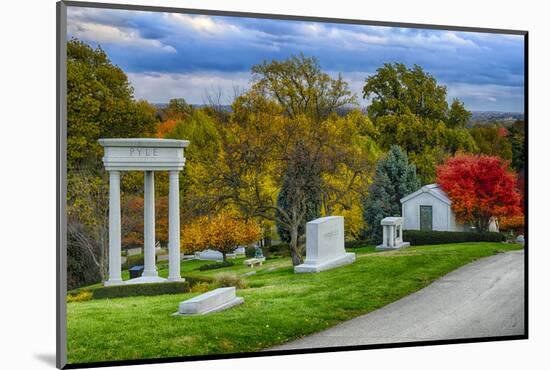 USA, Indianapolis, Indiana. Crown Hill Cemetery-Rona Schwarz-Mounted Photographic Print