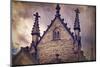 USA, Indianapolis, Indiana. the Gothic Chapel at Crown Hill Cemetery-Rona Schwarz-Mounted Photographic Print