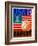 USA Is Basketball-Joost Hogervorst-Framed Art Print