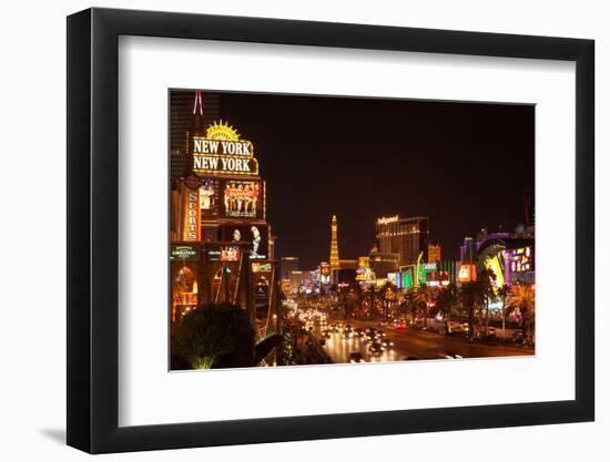 USA, Las Vegas, the Strip, Night Photography-Catharina Lux-Framed Photographic Print