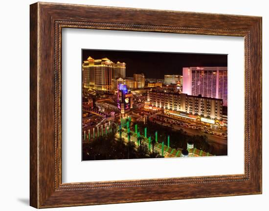 USA, Las Vegas, the Strip, Night Photography-Catharina Lux-Framed Photographic Print