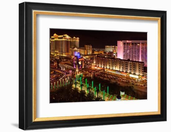 USA, Las Vegas, the Strip, Night Photography-Catharina Lux-Framed Photographic Print