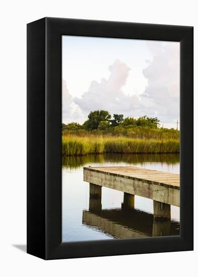 USA, Louisiana. Venice, Lower Mississippi River Basin, Gulf Coast, Mississippi River Delta-Alison Jones-Framed Premier Image Canvas