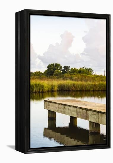 USA, Louisiana. Venice, Lower Mississippi River Basin, Gulf Coast, Mississippi River Delta-Alison Jones-Framed Premier Image Canvas