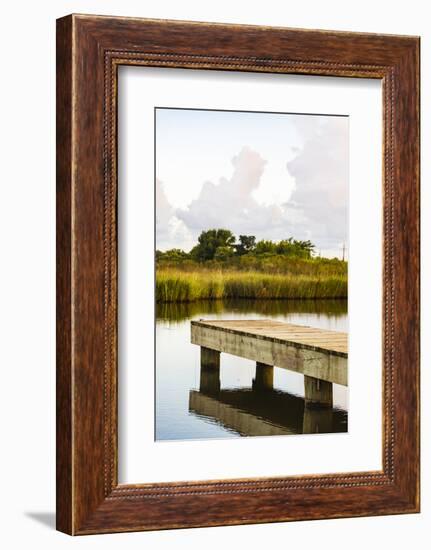 USA, Louisiana. Venice, Lower Mississippi River Basin, Gulf Coast, Mississippi River Delta-Alison Jones-Framed Photographic Print