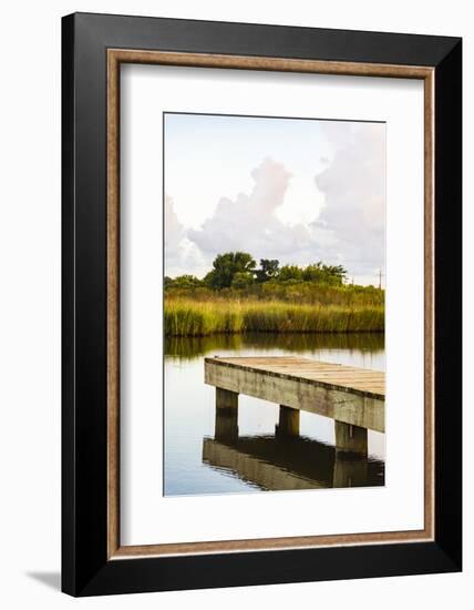 USA, Louisiana. Venice, Lower Mississippi River Basin, Gulf Coast, Mississippi River Delta-Alison Jones-Framed Photographic Print