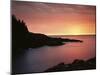 USA, Maine. Acadia National Park. Sunrise over the Atlantic.-Christopher Talbot Frank-Mounted Photographic Print