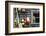 USA, Maine, Mt. Desert Island, Bernard. Lobster buoys.-Walter Bibikow-Framed Photographic Print