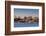 USA, Maine, skyline from South Portland at dawn-Walter Bibikow-Framed Photographic Print