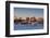 USA, Maine, skyline from South Portland at dawn-Walter Bibikow-Framed Photographic Print