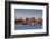 USA, Maine, skyline from South Portland at dawn-Walter Bibikow-Framed Photographic Print