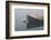 USA, Massachusetts, Cape Ann, boats in Annisquam Harbor in fog-Walter Bibikow-Framed Photographic Print