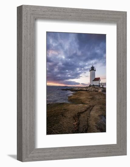 USA, Massachusetts, Cape Ann, Gloucester, Annisquam Lighthouse-Walter Bibikow-Framed Photographic Print