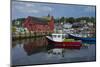 USA, Massachusetts, Cape Ann, Rockport, Rockport Harbor with boats-Walter Bibikow-Mounted Photographic Print