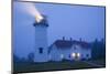 USA, Massachusetts, Cape Cod, Chatham, Chatham Lighthouse in the Fog-Walter Bibikow-Mounted Photographic Print