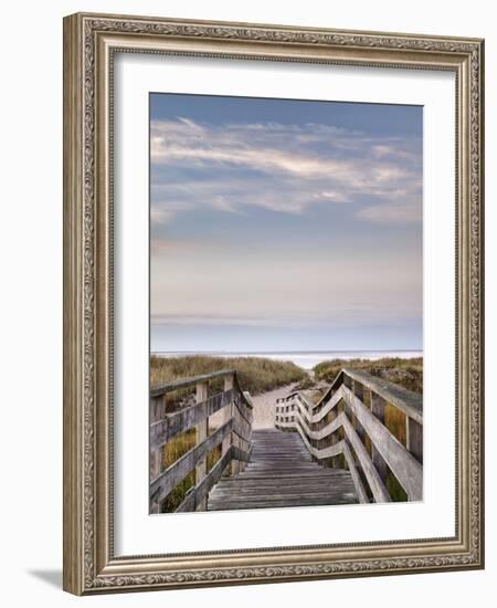 USA, Massachusetts, Cape Cod, Chatham. Dawn at Ridgevale Beach-Ann Collins-Framed Photographic Print