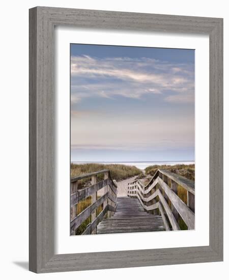 USA, Massachusetts, Cape Cod, Chatham. Dawn at Ridgevale Beach-Ann Collins-Framed Photographic Print