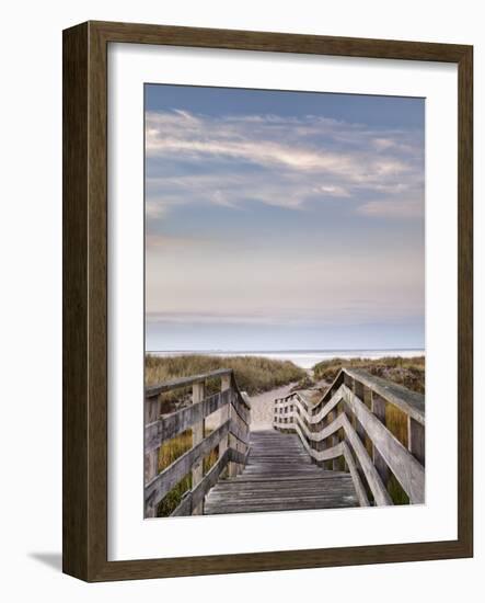 USA, Massachusetts, Cape Cod, Chatham. Dawn at Ridgevale Beach-Ann Collins-Framed Photographic Print