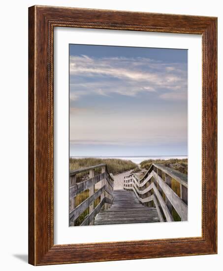 USA, Massachusetts, Cape Cod, Chatham. Dawn at Ridgevale Beach-Ann Collins-Framed Photographic Print