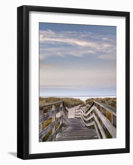 USA, Massachusetts, Cape Cod, Chatham. Dawn at Ridgevale Beach-Ann Collins-Framed Photographic Print