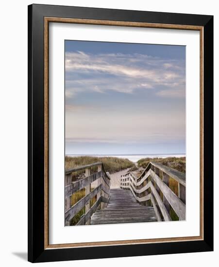 USA, Massachusetts, Cape Cod, Chatham. Dawn at Ridgevale Beach-Ann Collins-Framed Photographic Print
