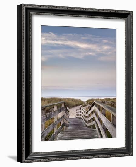 USA, Massachusetts, Cape Cod, Chatham. Dawn at Ridgevale Beach-Ann Collins-Framed Photographic Print