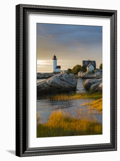 USA, Massachusetts, Gloucester, Annisquam, Annisquam Lighhouse-Walter Bibikow-Framed Photographic Print