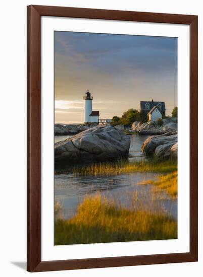 USA, Massachusetts, Gloucester, Annisquam, Annisquam Lighhouse-Walter Bibikow-Framed Photographic Print