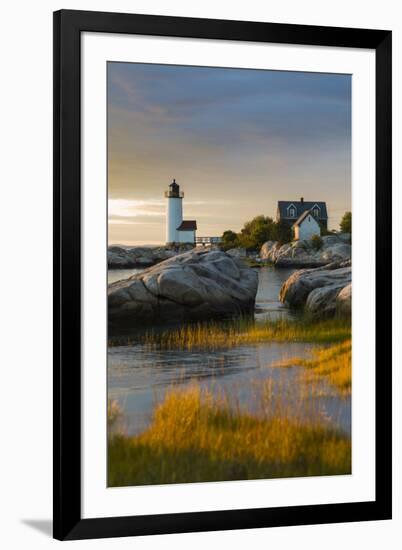 USA, Massachusetts, Gloucester, Annisquam, Annisquam Lighhouse-Walter Bibikow-Framed Photographic Print