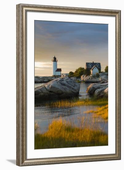 USA, Massachusetts, Gloucester, Annisquam, Annisquam Lighhouse-Walter Bibikow-Framed Photographic Print