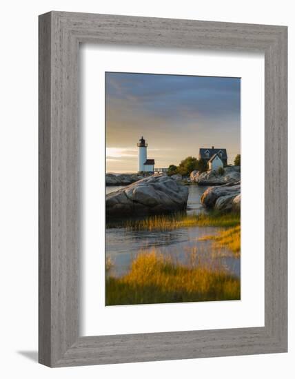 USA, Massachusetts, Gloucester, Annisquam, Annisquam Lighhouse-Walter Bibikow-Framed Photographic Print