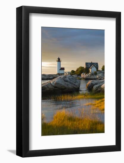 USA, Massachusetts, Gloucester, Annisquam, Annisquam Lighhouse-Walter Bibikow-Framed Photographic Print