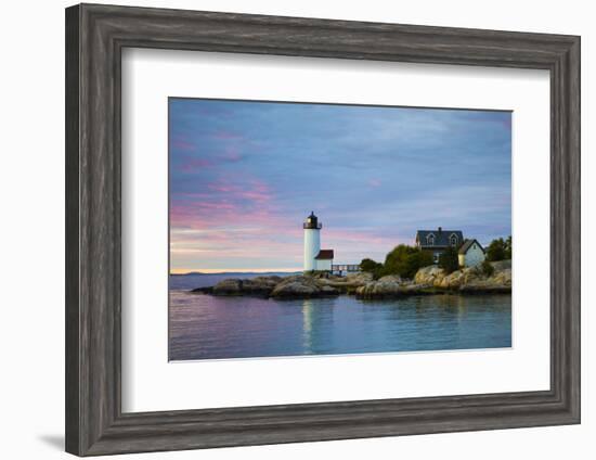 USA, Massachusetts, Gloucester, Annisquam, Annisquam Lighhouse-Walter Bibikow-Framed Photographic Print