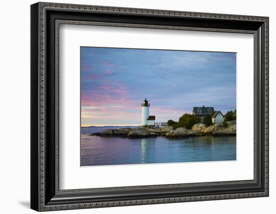 USA, Massachusetts, Gloucester, Annisquam, Annisquam Lighhouse-Walter Bibikow-Framed Photographic Print