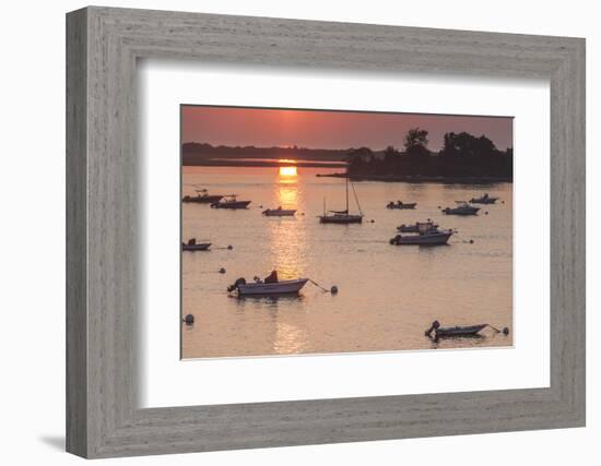 USA, Massachusetts, Ipswich. Sunrise over Great Neck-Walter Bibikow-Framed Photographic Print