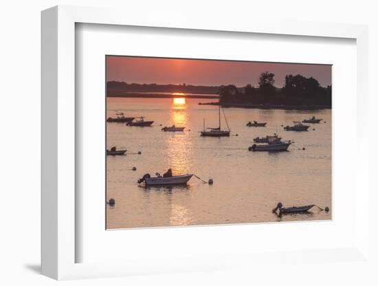 USA, Massachusetts, Ipswich. Sunrise over Great Neck-Walter Bibikow-Framed Photographic Print