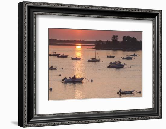 USA, Massachusetts, Ipswich. Sunrise over Great Neck-Walter Bibikow-Framed Photographic Print