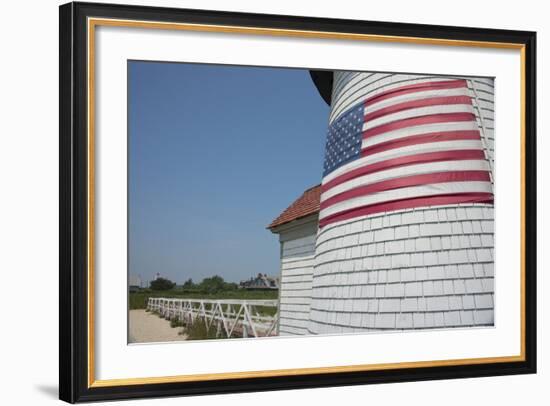 USA, Massachusetts, Nantucket. Brant Point lighthouse.-Cindy Miller Hopkins-Framed Photographic Print